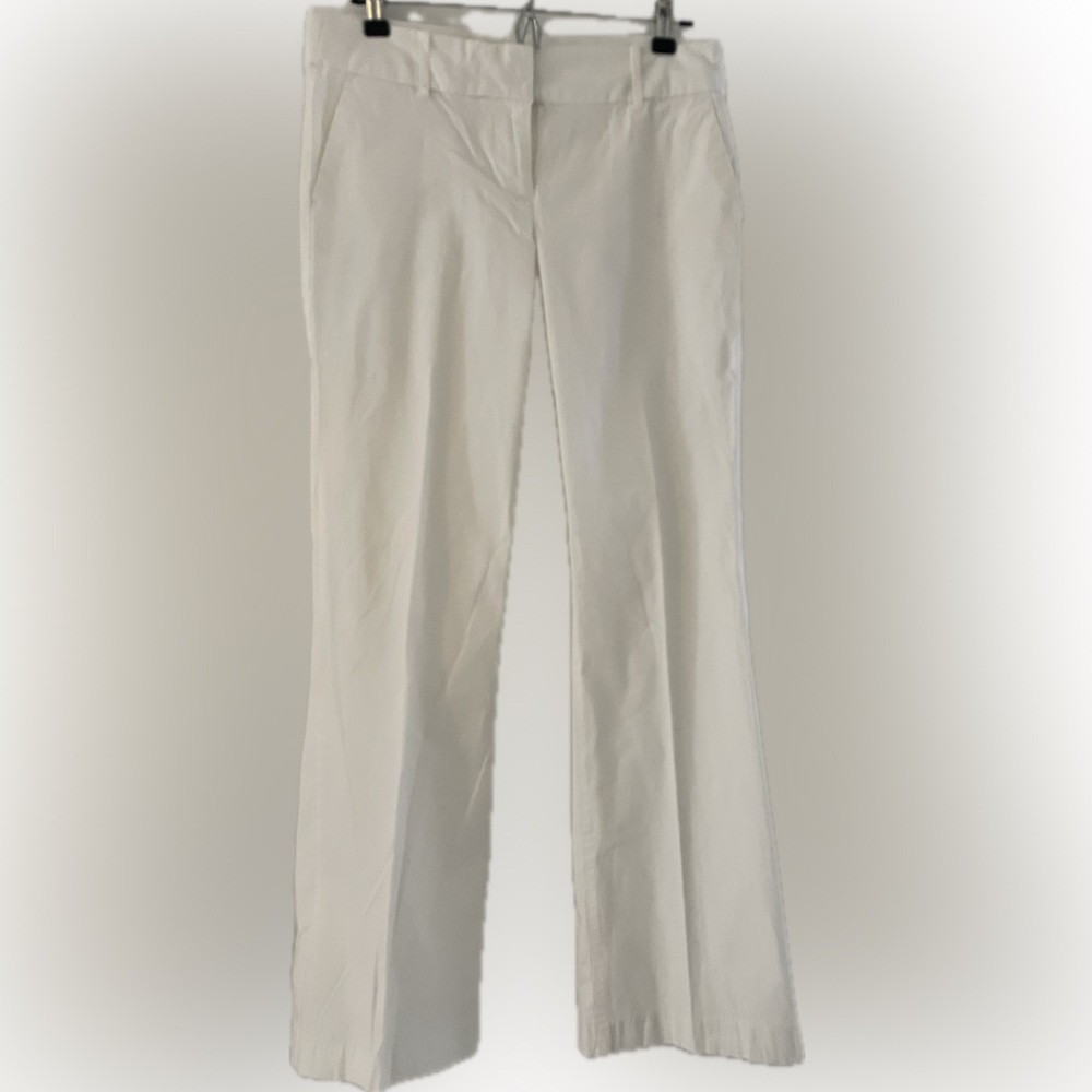 J. Crew Factory White Trousers  6R